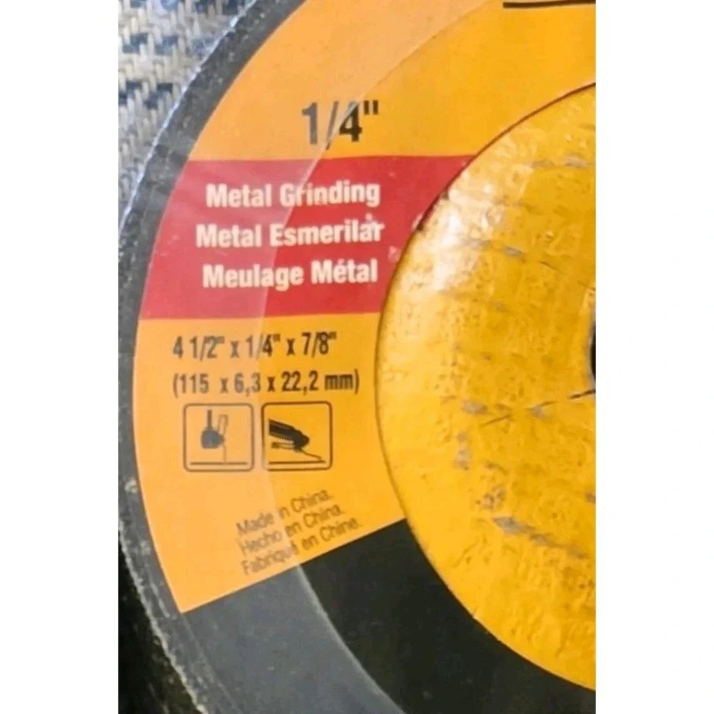 DeWALT DW4541 Fast Cut Grinding Wheels 2- 5 pack  4-1/2